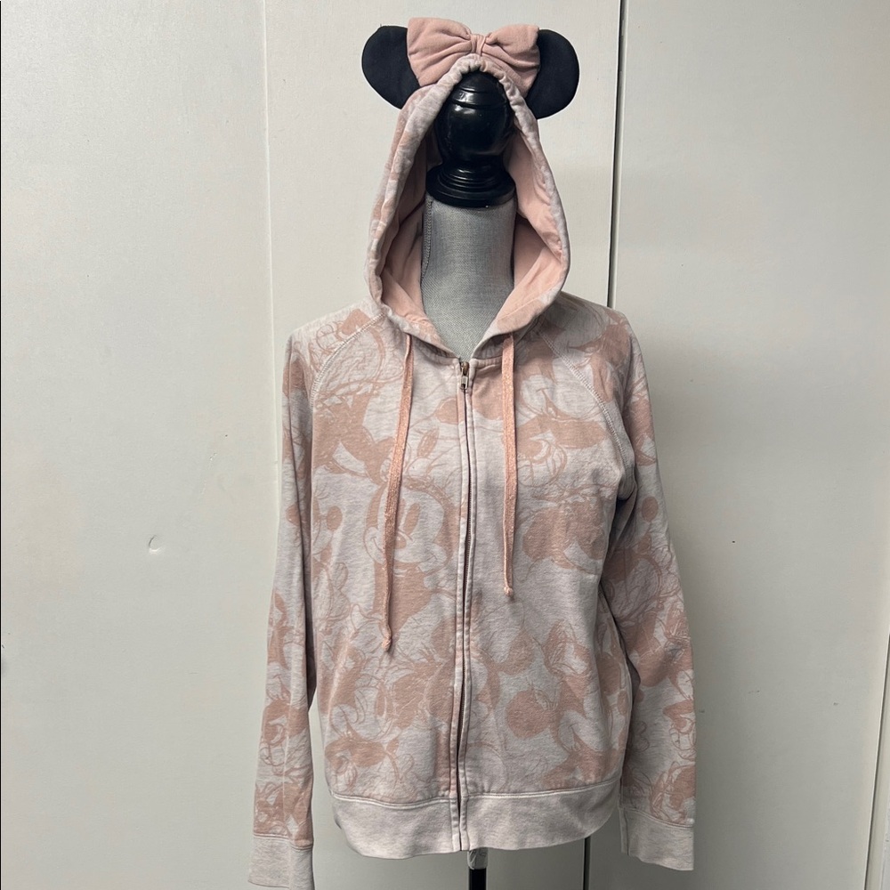 Disney Pink and Gray Cozy Hoodie